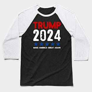 Trump 2024 Baseball T-Shirt